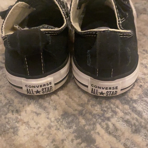 Toddler Unisex Black All Star Converse - Picture 3 of 3